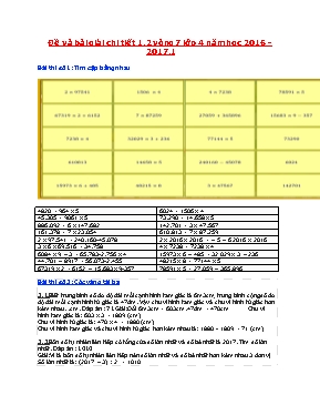 Đề thi Violympic Toán lớp 4 vòng 6 (Có đáp án) - Năm học 2016-2017